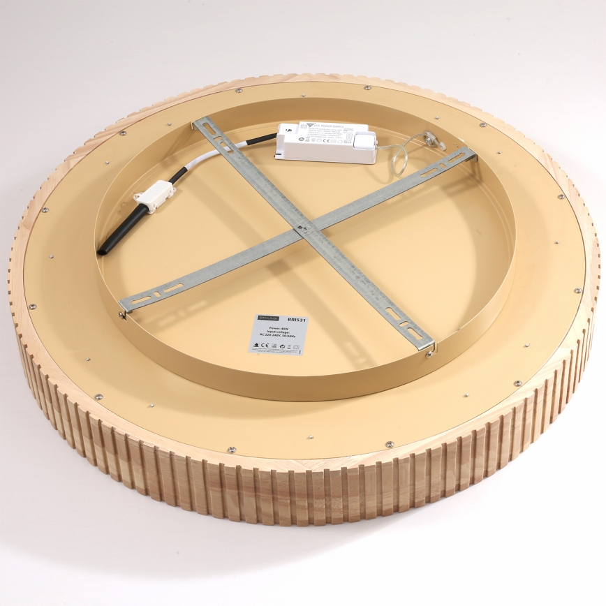 Brilagi - LED-loftlampe FALCON WOOD MODERN LED/40W/230V 3000/4000/6000K Ø 60 cm træ