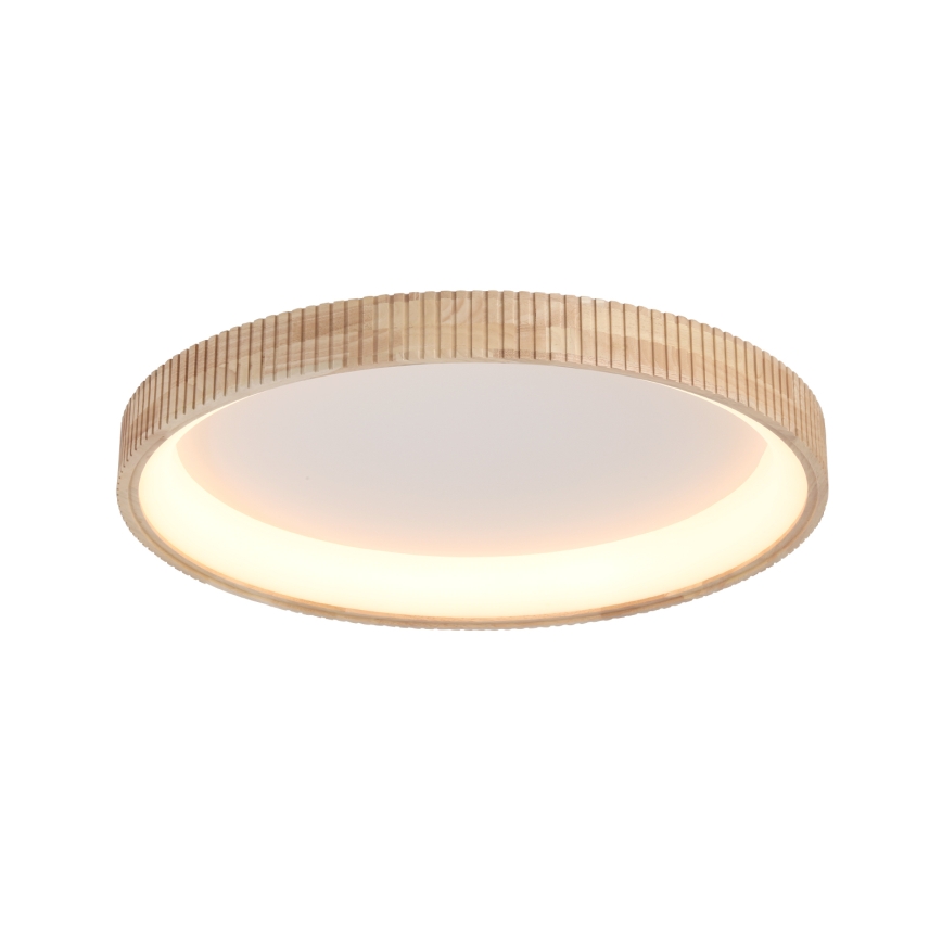 Brilagi - LED-loftlampe FALCON WOOD MODERN LED/60W/230V 3000/4000/6000K Ø 80 cm i træ