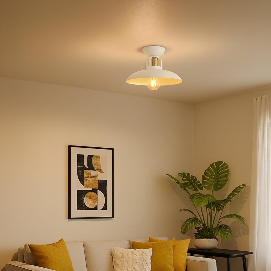 Brilagi - LED Loftlampe FLAMENGO 1xE27/60W/230V hvid