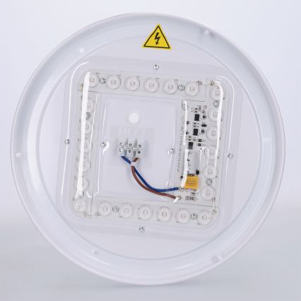 Brilagi - LED-loftlampe FLOCO LED/24W/230V Ø 30 cm trælook/sort