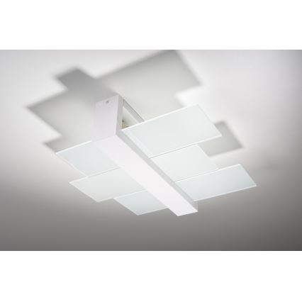 Brilagi -  LED loftlampe HERA 2xE27/7,5W/230V hvid