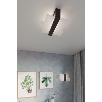 Brilagi -  LED loftlampe HERA 2xE27/7,5W/230V wenge