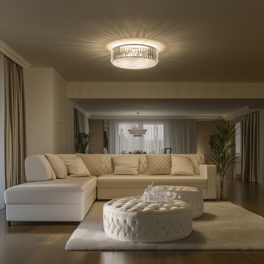 Brilagi - LED Loftlampe i krystal GLAMOUR 5xG9/42W/230V