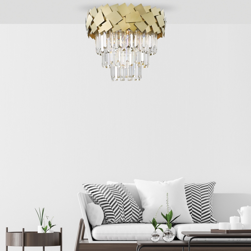 Brilagi - LED Loftlampe i krystal MIRAGE 6xE14/40W/230V