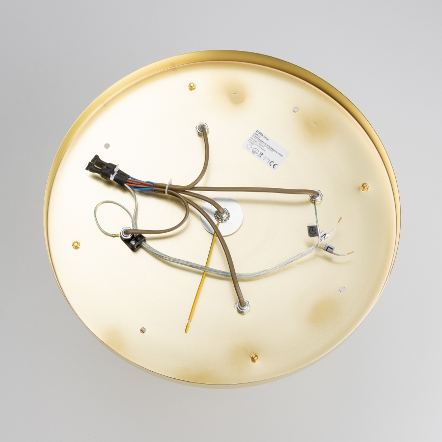 Brilagi - LED Loftlampe i krystal MOZART 5xE14/40W/230V guldfarvet
