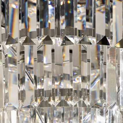 Brilagi - LED Loftlampe i krystal MOZART 5xE14/40W/230V skinnende krom