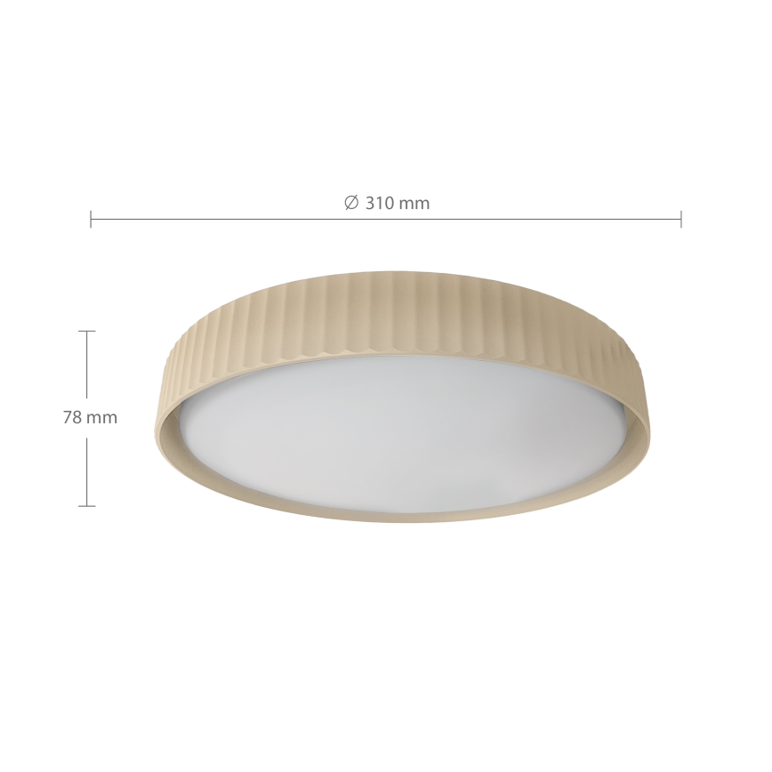 Brilagi - LED loftlampe LUCIA LED/24W/230V Ø 31 cm beige