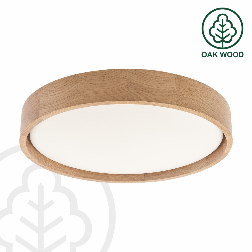 Brilagi - LED-loftlampe MANAROLA PLAIN LED/24W/230V 3000K Ø 41 cm egetræ