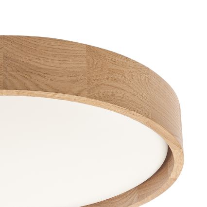 Brilagi - LED-loftlampe MANAROLA PLAIN LED/24W/230V 3000K Ø 41 cm egetræ