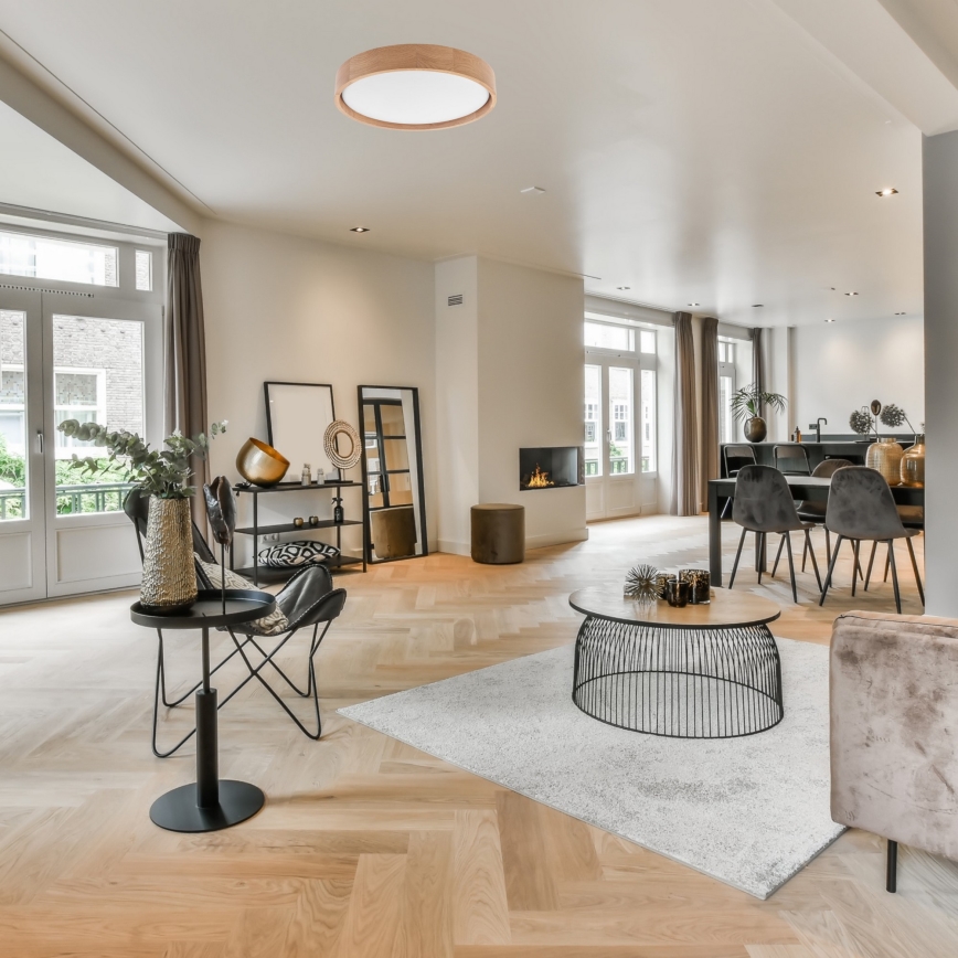 Brilagi - LED dæmpbart loftlys MANAROLA SMART LED/24W/230V 2700-6500K eg pr. 41 cm Wi-Fi + Tuya fjernbetjening