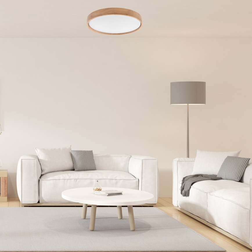 Brilagi - LED loftlampe MANAROLA SMART LED/36W/230V 2700-6500K eg diameter 51 cm Wi-Fi + fjernbetjening Tuya