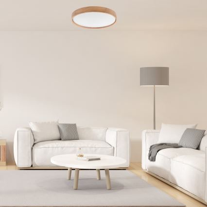 Brilagi - LED Dæmpbar loftlampe MANAROLA SMART LED/36W/230V 2700-6500K eg pr. 51 cm Wi-Fi + Tuya fjernbetjening
