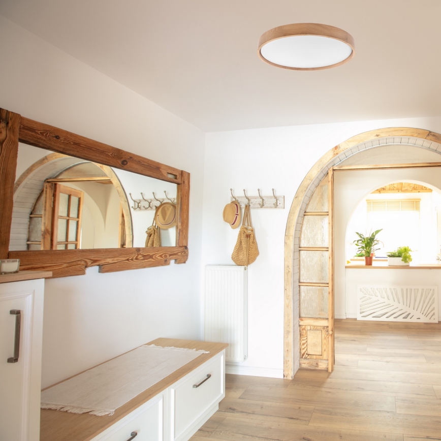 Brilagi - LED Dæmpbar loftlampe MANAROLA SMART LED/36W/230V 2700-6500K eg pr. 51 cm Wi-Fi + Tuya fjernbetjening