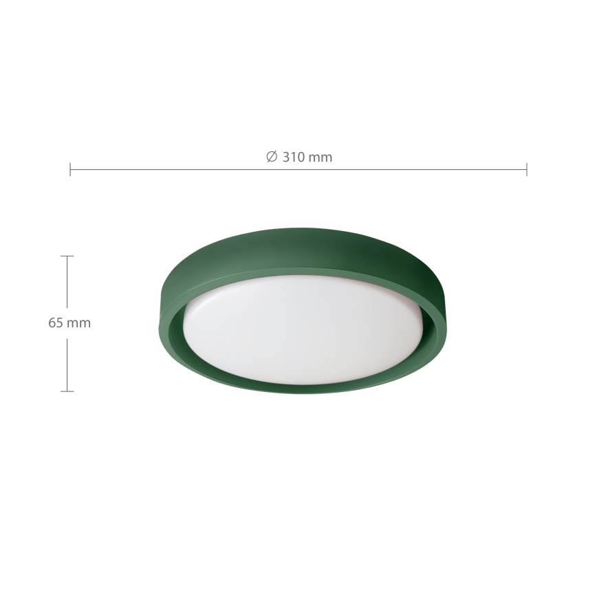 Brilagi - LED-loftlampe MATTEO LED/24W/230V Ø 31 cm, grøn