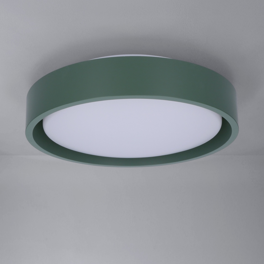 Brilagi - LED-loftlampe MATTEO LED/24W/230V Ø 31 cm, grøn