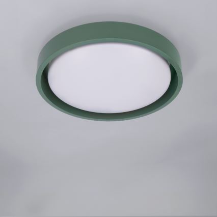 Brilagi - LED-loftlampe MATTEO LED/24W/230V Ø 31 cm, grøn