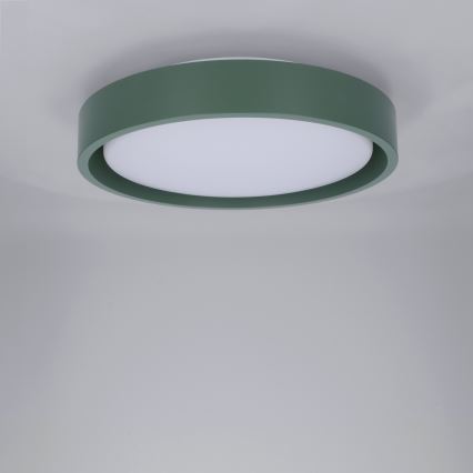 Brilagi - LED-loftlampe MATTEO LED/24W/230V Ø 31 cm, grøn