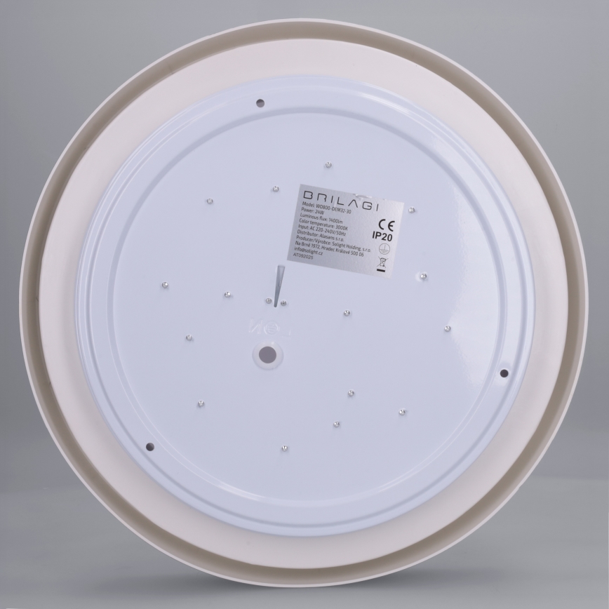 Brilagi - LED-loftlampe MATTEO LED/24W/230V Ø 31 cm, grøn