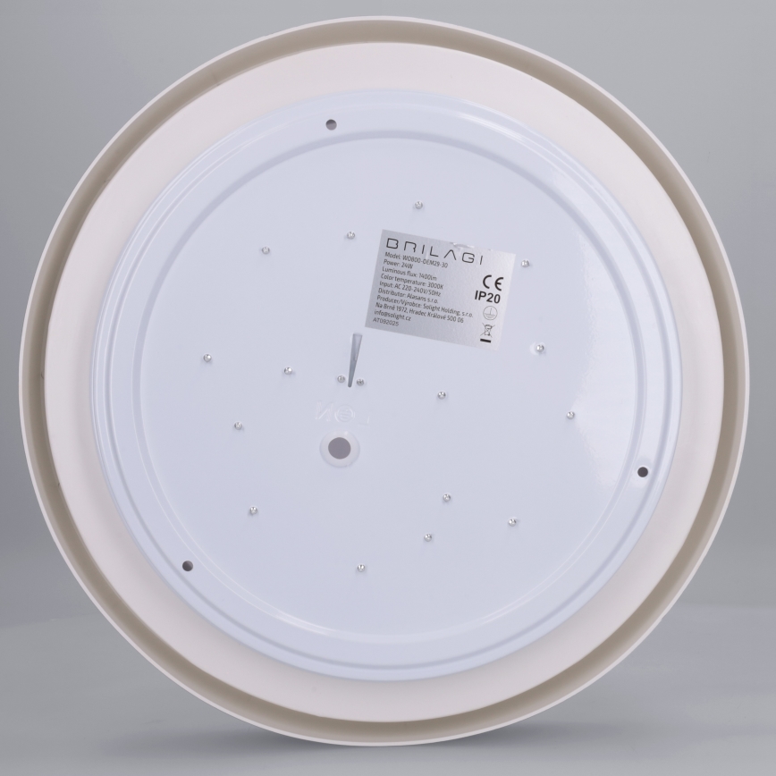Brilagi - LED-loftlampe MATTEO LED/24W/230V Ø 31 cm sort