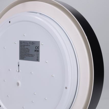 Brilagi - LED-loftlampe MATTEO LED/24W/230V Ø 31 cm sort