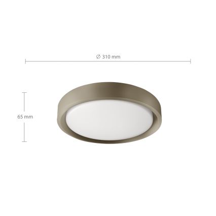 Brilagi - LED loftlampe MATTEO LED/24W/230V Ø 31 cm taupe