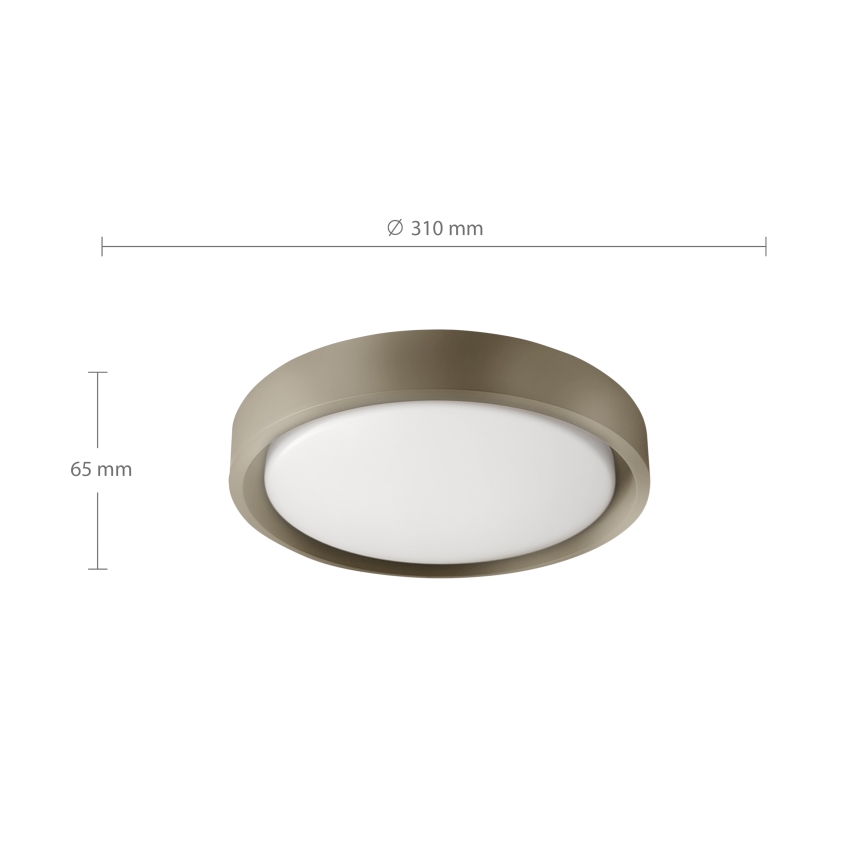 Brilagi - LED loftlampe MATTEO LED/24W/230V Ø 31 cm taupe