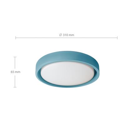 Brilagi - LED loftlampe MATTEO LED/24W/230V Ø 31 cm turkis