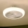 Brilagi - LED Loftlampe med ventilator dæmpbar LED/30W/230V 3000-6500K hvid + fjernbetjening