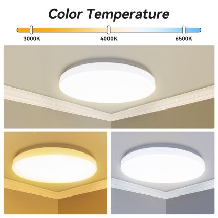 Brilagi - LED-loftlampe MILKY WAY LED/24W/230V 3000/4000/6500K Ø 38 cm