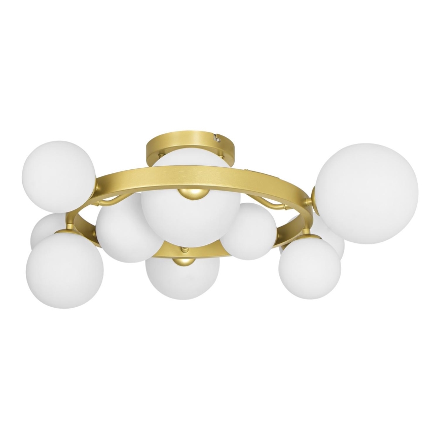 Brilagi - LED loftlampe MILLA 10xG9/3W/230V guldfarvet/hvid