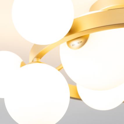 Brilagi - LED loftlampe MILLA 10xG9/3W/230V guldfarvet/hvid