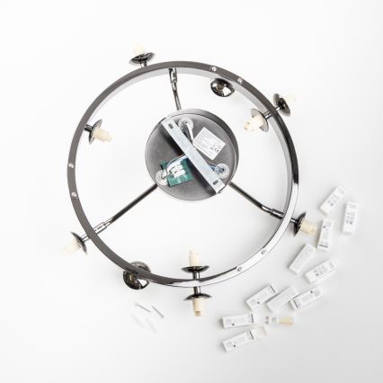 Brilagi - LED loftlampe MILLA 10xG9/3W/230V skinnende krom/røget