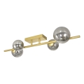Brilagi - LED loftlampe MILLA 4xG9/3W/230V guldfarvet/røget