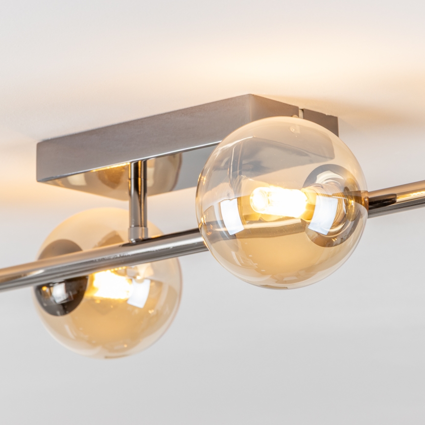 Brilagi - LED loftlampe MILLA 4xG9/3W/230V sort krom/guld