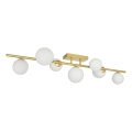 Brilagi - LED loftlampe MILLA 7xG9/3W/230V guldfarvet/hvid