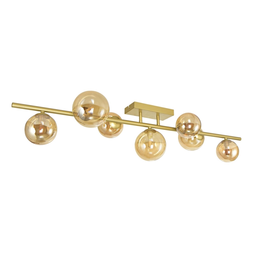 Brilagi - LED loftlampe MILLA 7xG9/3W/230V guldfarvet
