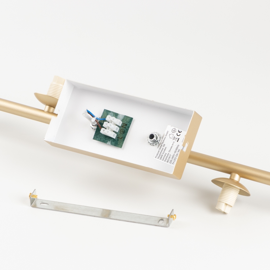 Brilagi - LED loftlampe MILLA 7xG9/3W/230V guldfarvet