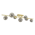Brilagi - LED loftlampe MILLA 7xG9/3W/230V guldfarvet/røget