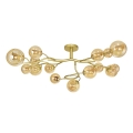 Brilagi - LED loftlampe MISTEL 15xG9/3W/230V guldfarvet