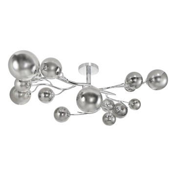 Brilagi - LED loftlampe MISTEL 15xG9/3W/230V skinnende krom/røget