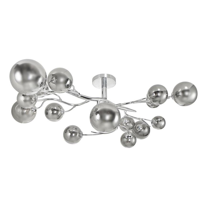 Brilagi - LED loftlampe MISTEL 15xG9/3W/230V skinnende krom/røget