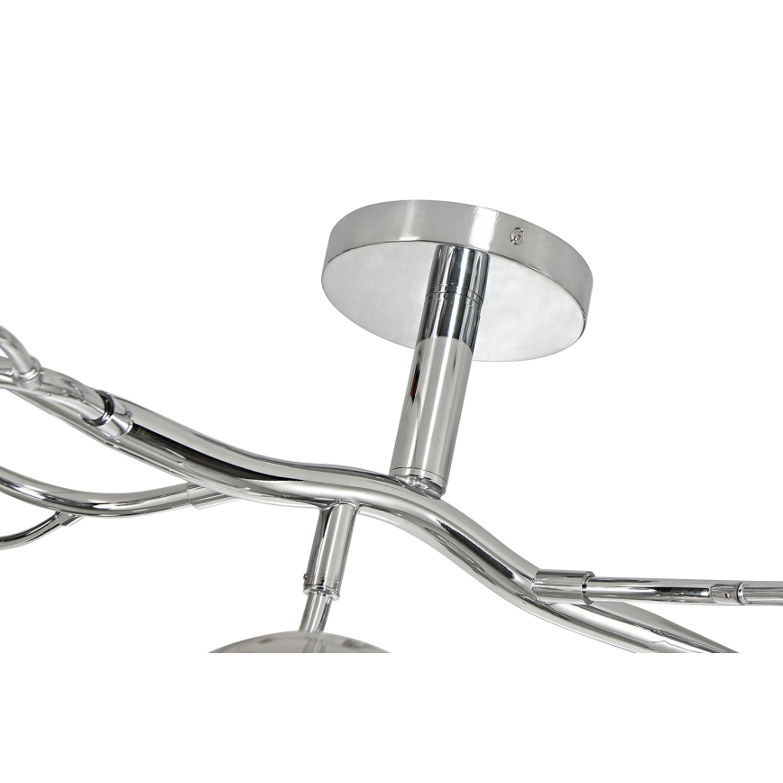 Brilagi - LED loftlampe MISTEL 15xG9/3W/230V skinnende krom/røget