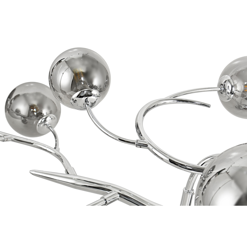 Brilagi - LED loftlampe MISTEL 15xG9/3W/230V skinnende krom/røget