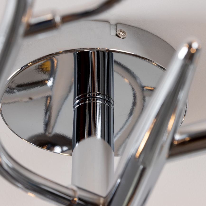 Brilagi - LED loftlampe MISTEL 15xG9/3W/230V skinnende krom/røget