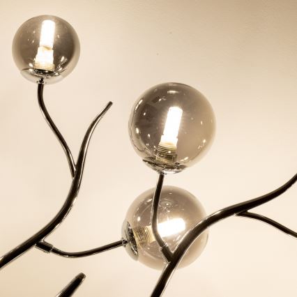 Brilagi - LED loftlampe MISTEL 15xG9/3W/230V skinnende krom/røget