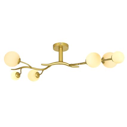 Brilagi - LED loftlampe MISTEL 6xG9/3W/230V guldfarvet/hvid
