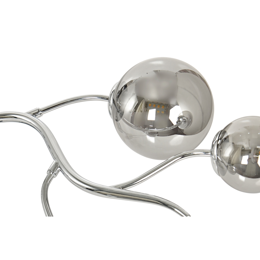 Brilagi - LED loftlampe MISTEL 6xG9/3W/230V skinnende krom/røget