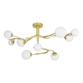Brilagi - LED loftlampe MISTEL 9xG9/3W/230V guldfarvet/hvid