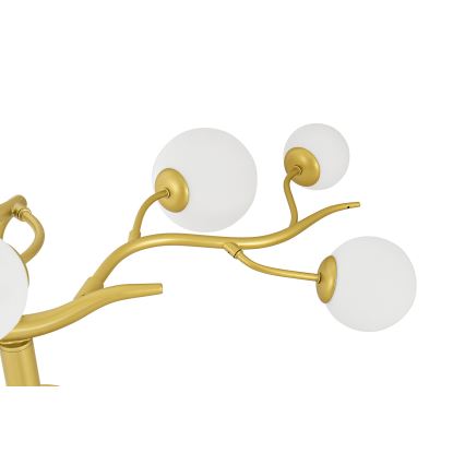 Brilagi - LED loftlampe MISTEL 9xG9/3W/230V guldfarvet/hvid