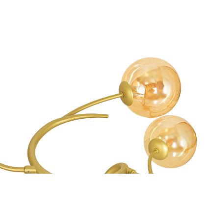 Brilagi - LED loftlampe MISTEL 9xG9/3W/230V guldfarvet